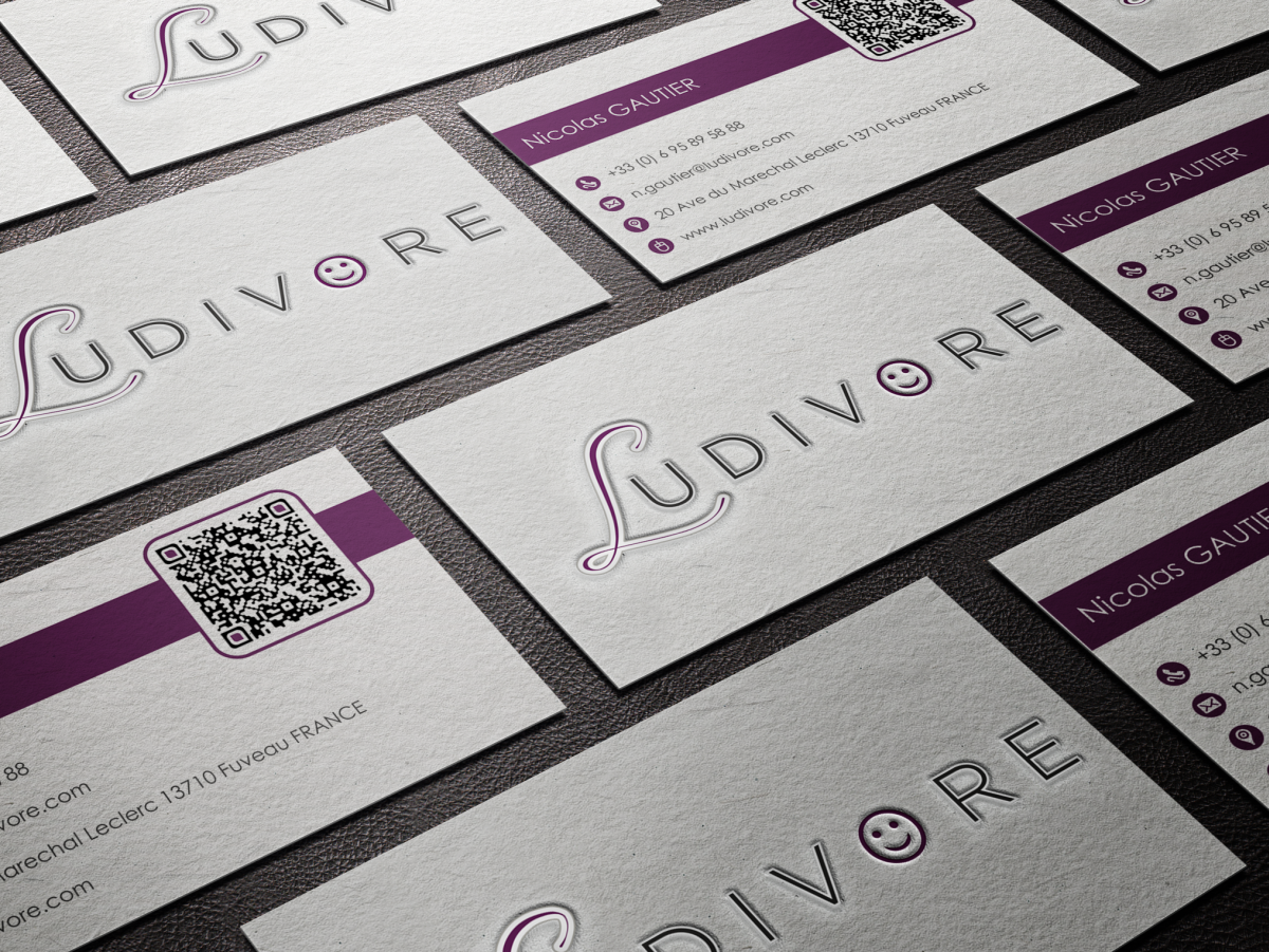 Business Card Design by HYPdesign for Ludivore | Design #1724742