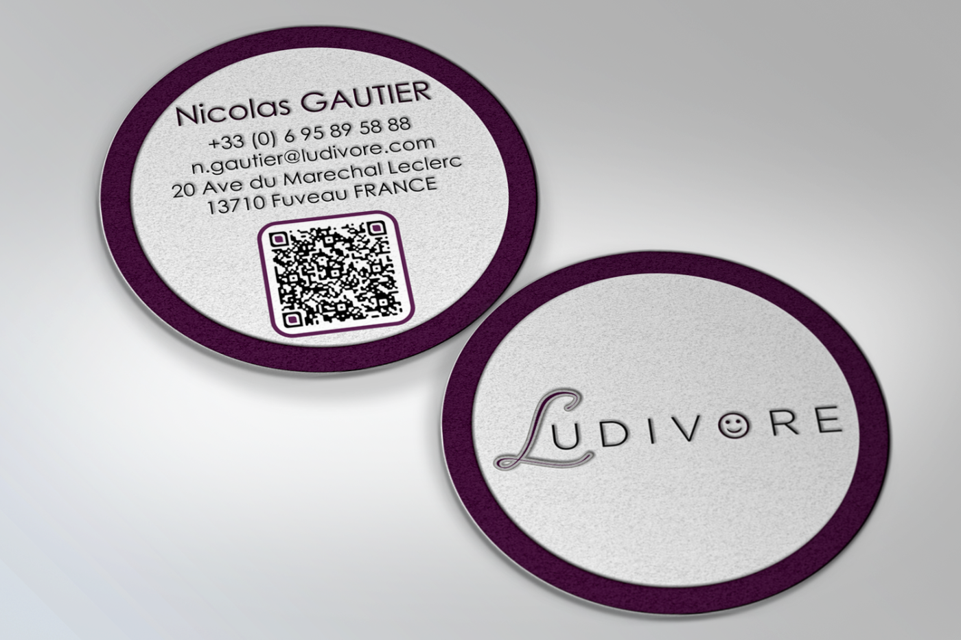 Diseño de Tarjeta de Presentación por HYPdesign para Ludivore | Diseño #1777585