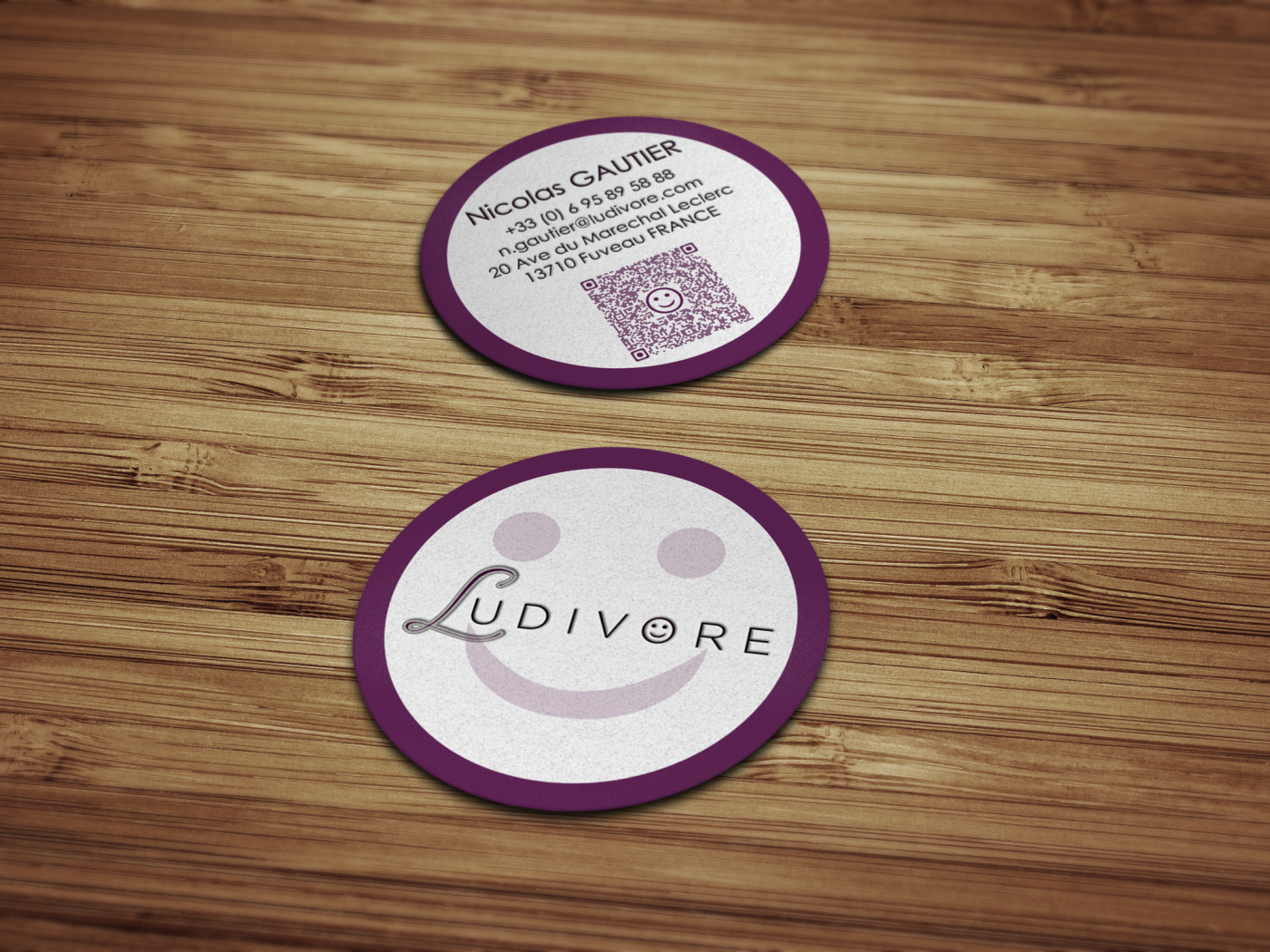 Business Card Design by HYPdesign for Ludivore | Design #1801243