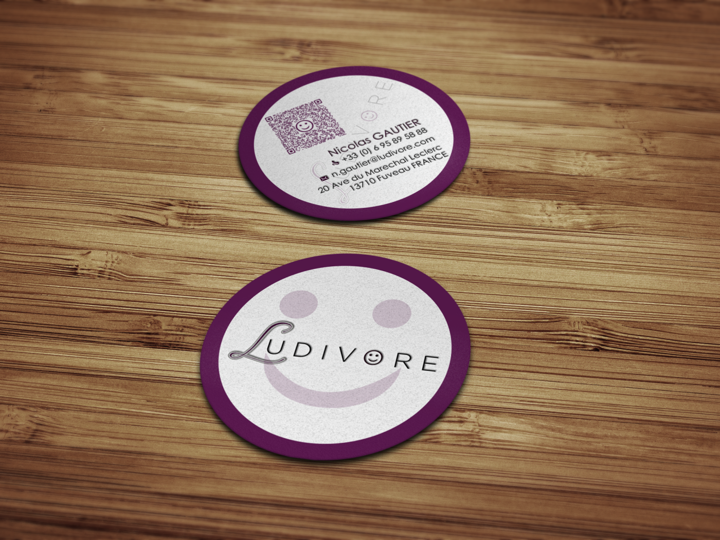 Business Card Design by HYPdesign for Ludivore | Design #1802510