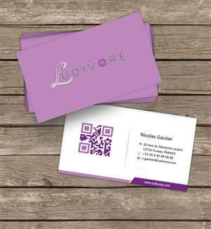 Diseño de Tarjeta de Presentación por Sarah Mathews para Ludivore | Diseño: #1727826