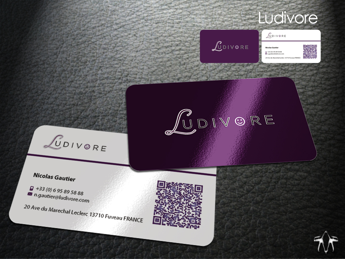 Business Card Design by sadzip for Ludivore | Design #1740805
