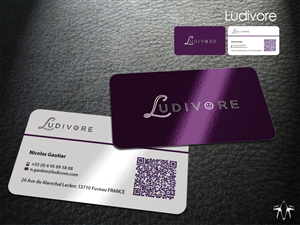 Diseño de Tarjeta de Presentación por sadzip para Ludivore | Diseño #1740805