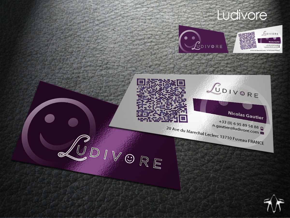 Business Card Design by sadzip for Ludivore | Design #1740824
