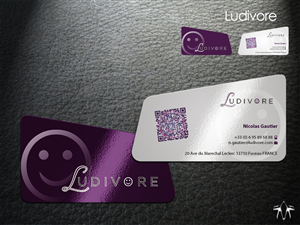 Business Card Design by sadzip for Ludivore | Design: #1777958