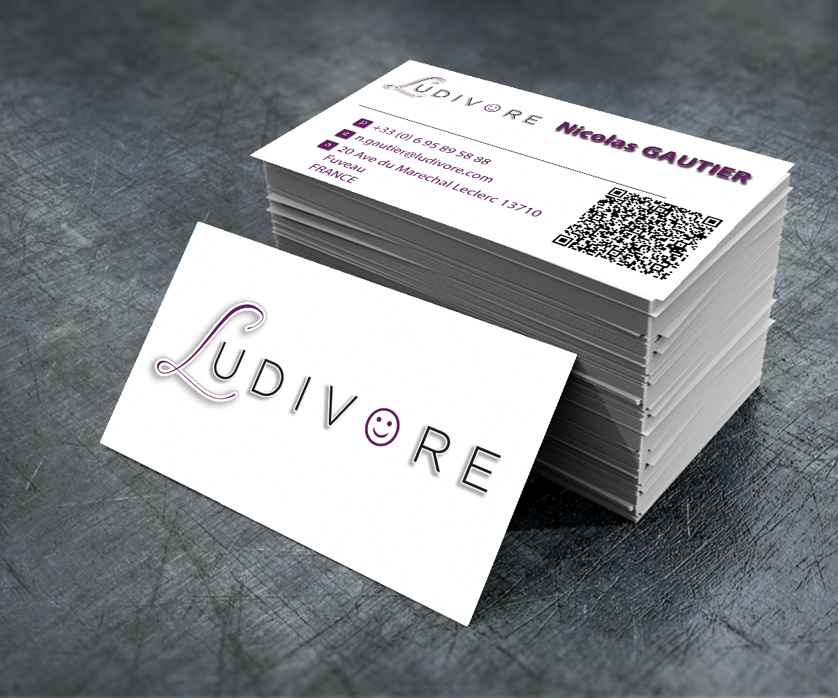 Business Card Design by Gayanka for Ludivore | Design #1742156