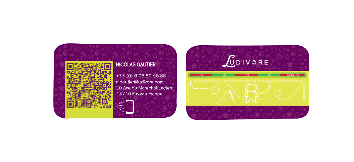 Business Card Design by marthamaya for Ludivore | Design #1762142