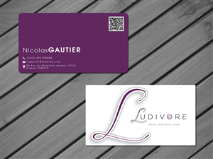 Diseño de Tarjeta de Presentación por GraphicSolver para Ludivore | Diseño #1751632