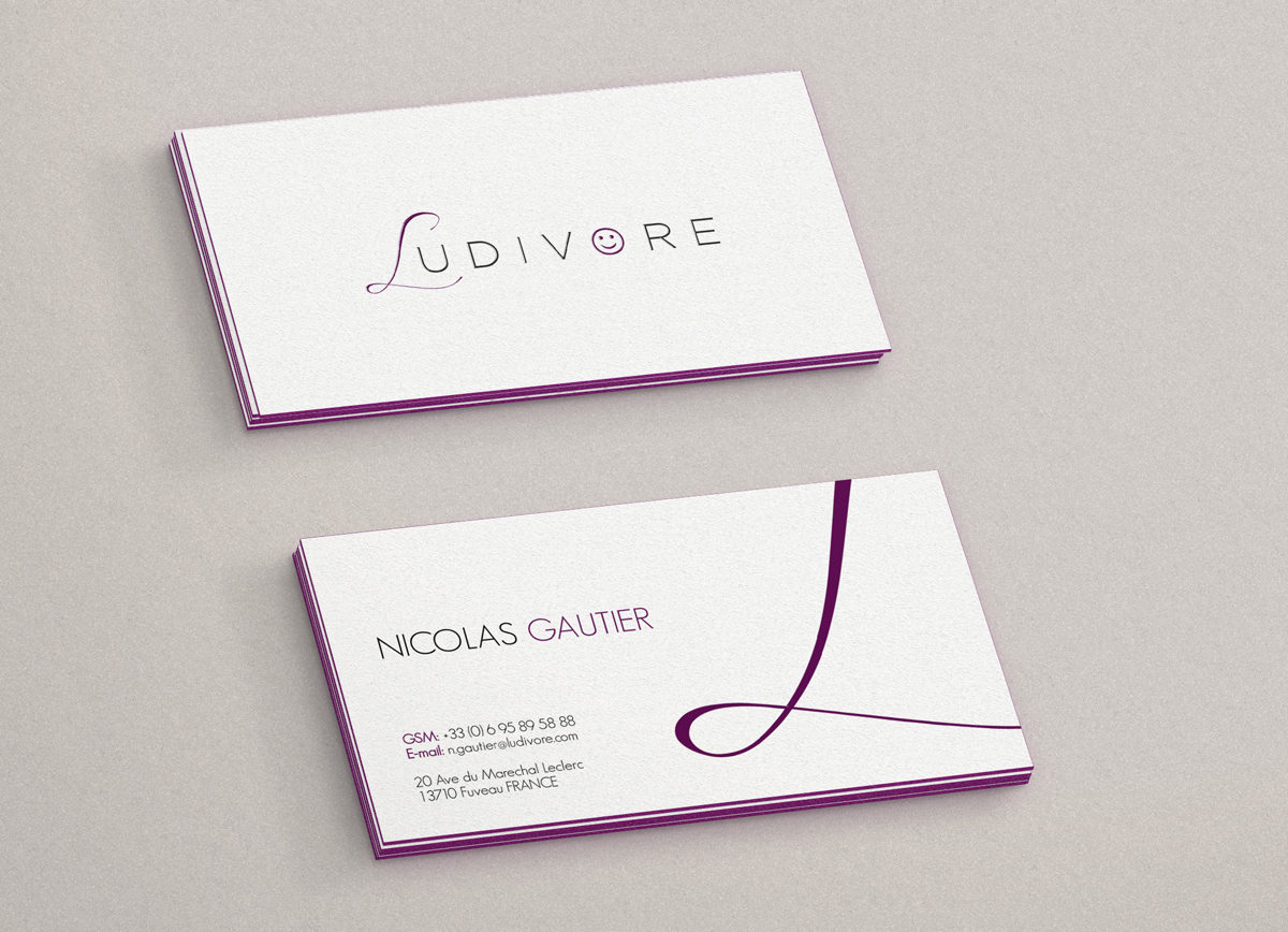 Business Card Design by logodentity for Ludivore | Design #1732341