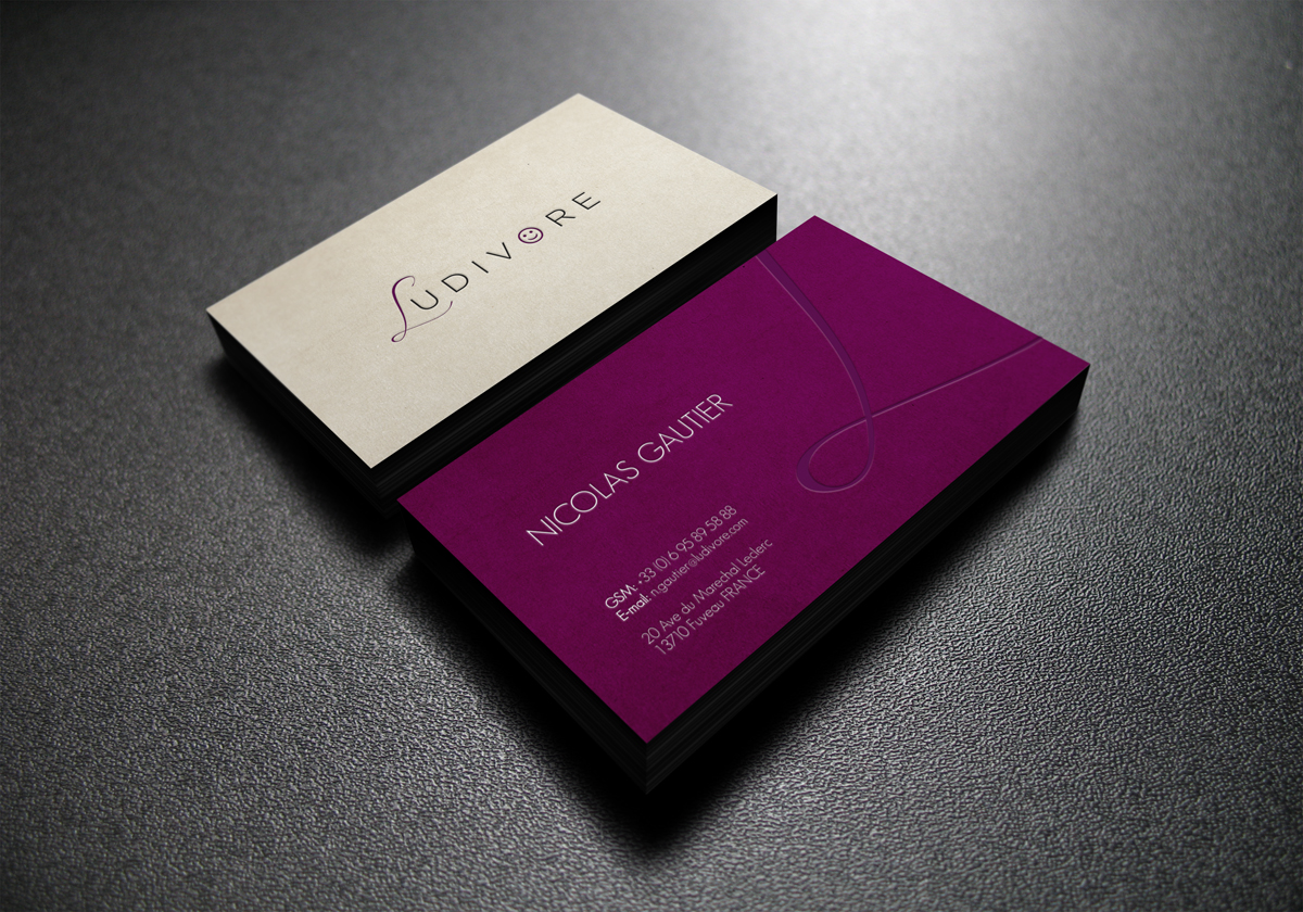 Diseño de Tarjeta de Presentación por logodentity para Ludivore | Diseño #1732540