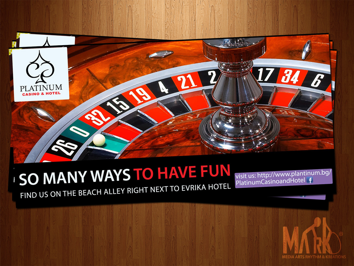 Flyer Design by markgraphics.ja for Platinum Casino | Design #6622567