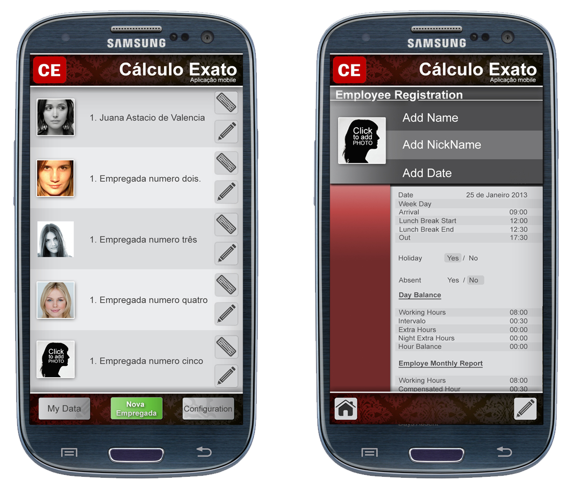 Diseño de aplicación (App) por Rawforce29 para Calculo Exato | Diseño #1732443