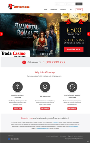 Web Design by pb for Trada Casino | Design: #6611428