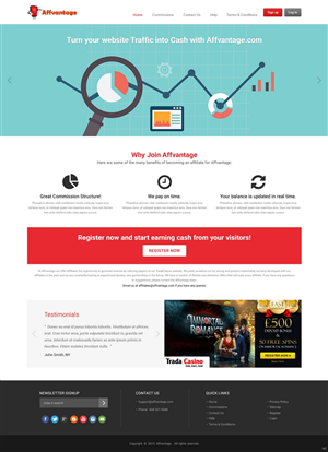 Web Design by pb for Trada Casino | Design: #6611434