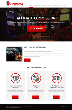 Web Design by pb for Trada Casino | Design: #6619503