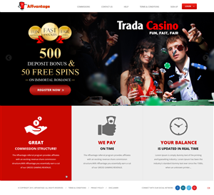 Web Design by pb for Trada Casino | Design: #6619508