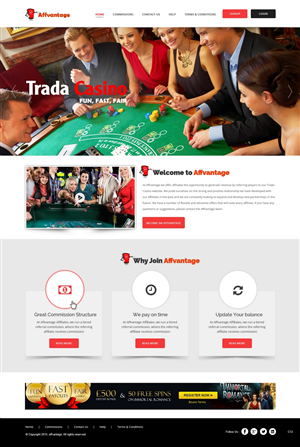 Web Design by pb for Trada Casino | Design: #6619513