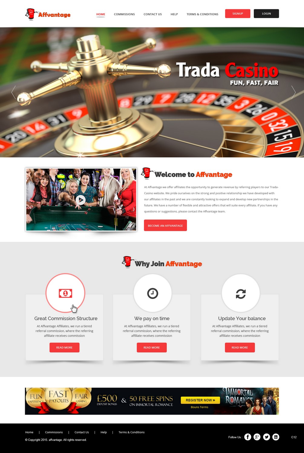 Web Design by pb for Trada Casino | Design #6619514