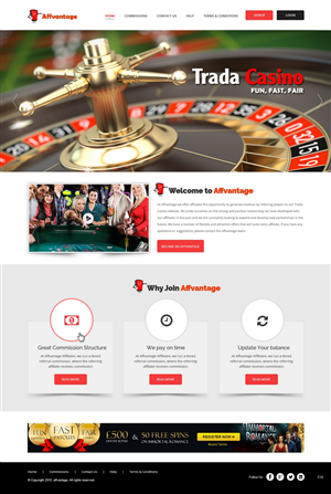 Web Design by pb for Trada Casino | Design: #6619514