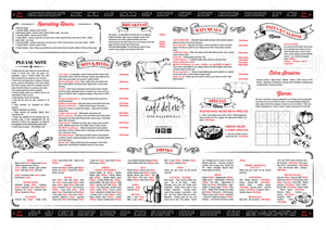 Menu Design by Pinky 