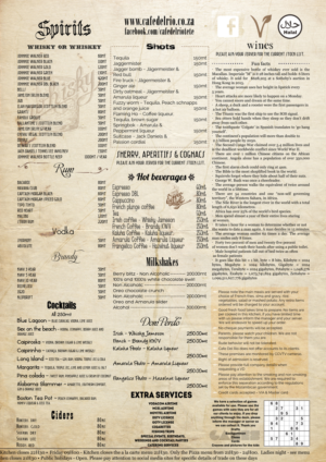 Menu Design by Tomi and Edó for Cafe Del Rio | Design: #6805336