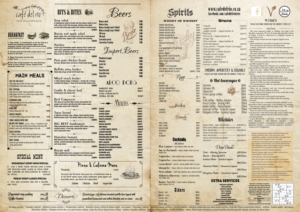 Cafe Del Rio needs a new look for their new menu | Menu Design by Tomi and Edó