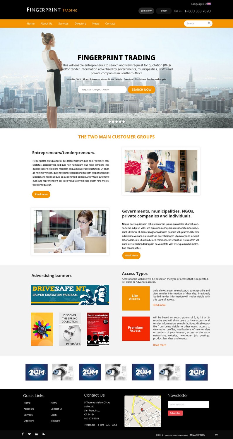 Web-Design von pb für Gweelungi Investments (Pty) Ltd | Design #6619636
