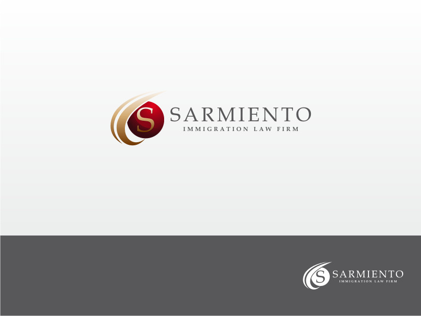 Logo Design by Atvento Graphics for Sarmiento Immigration Law Firm | Design #1751362