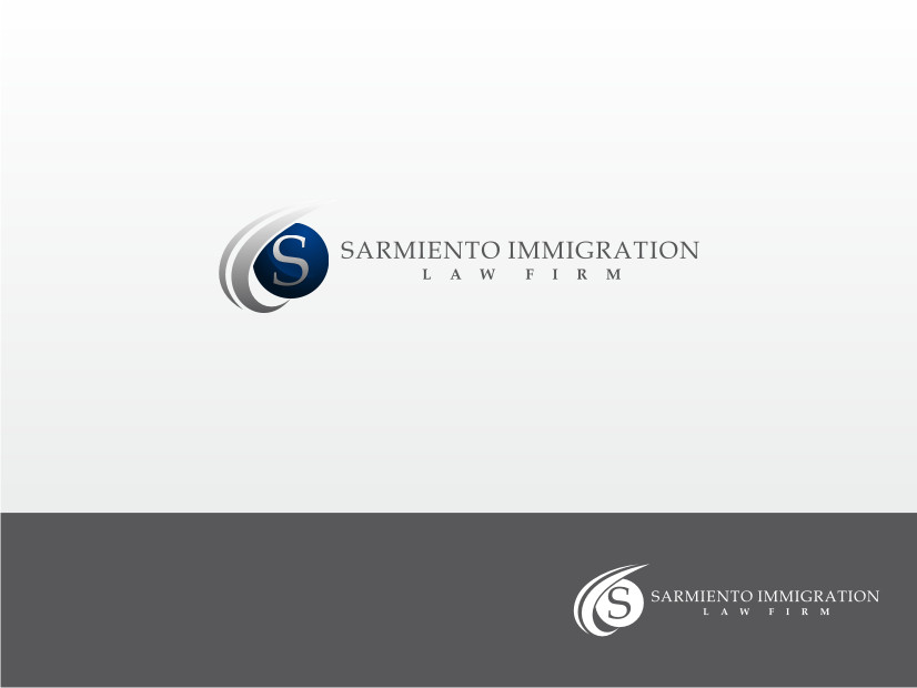 Logo Design by Atvento Graphics for Sarmiento Immigration Law Firm | Design #1752975