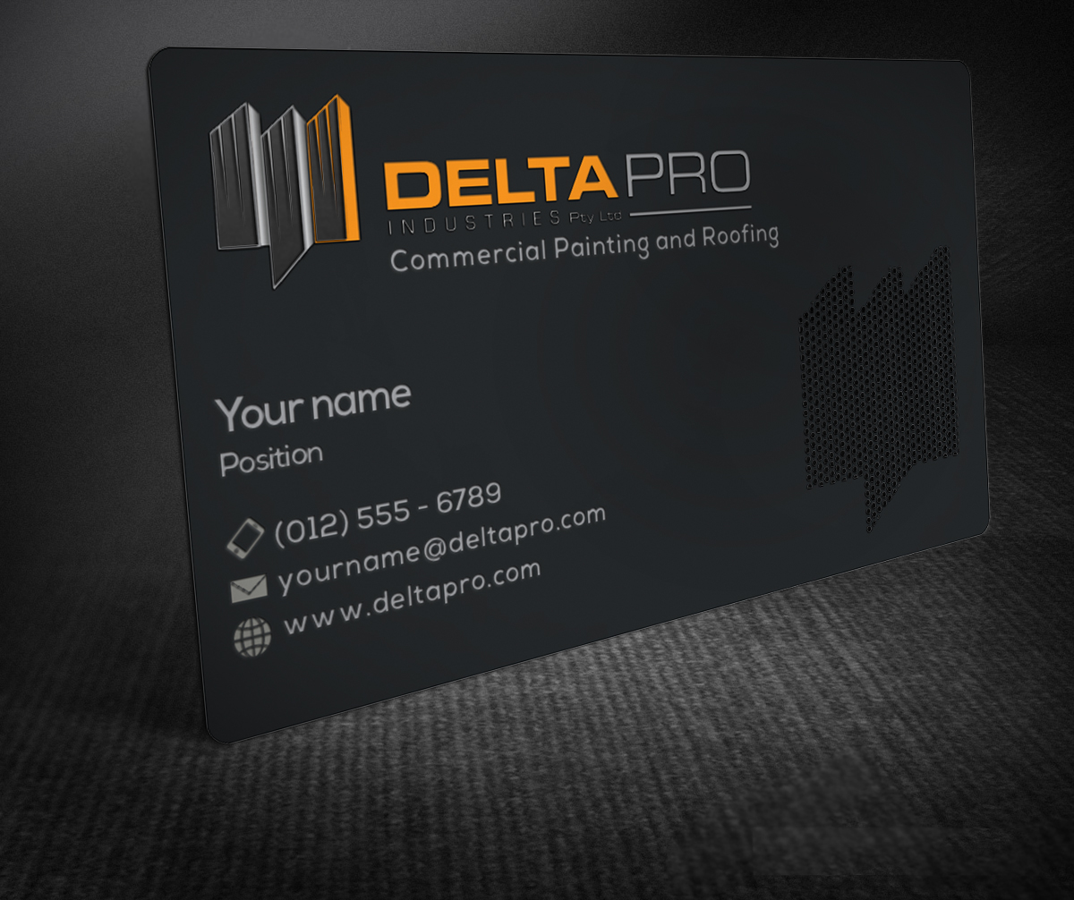 Visitenkarten-Design von MT für Delta Pro Industries Pty Ltd | Design #1735217