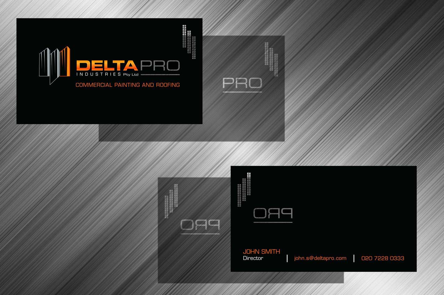 Business Card Design by creativebug for Delta Pro Industries Pty Ltd | Design #1720857