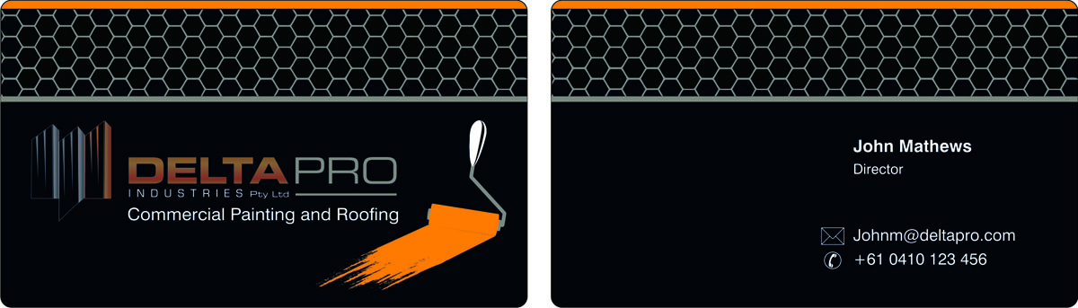 Business Card Design by Neha Dsouza for Delta Pro Industries Pty Ltd | Design #1730917