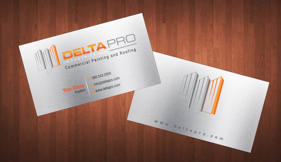 Business Card Design by Sbss for Delta Pro Industries Pty Ltd | Design #1722432