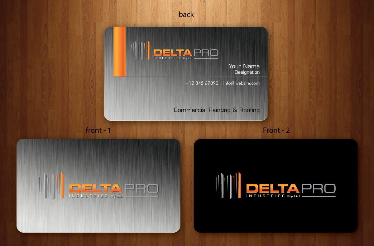 Business Card Design by Sbss for Delta Pro Industries Pty Ltd | Design #1723873