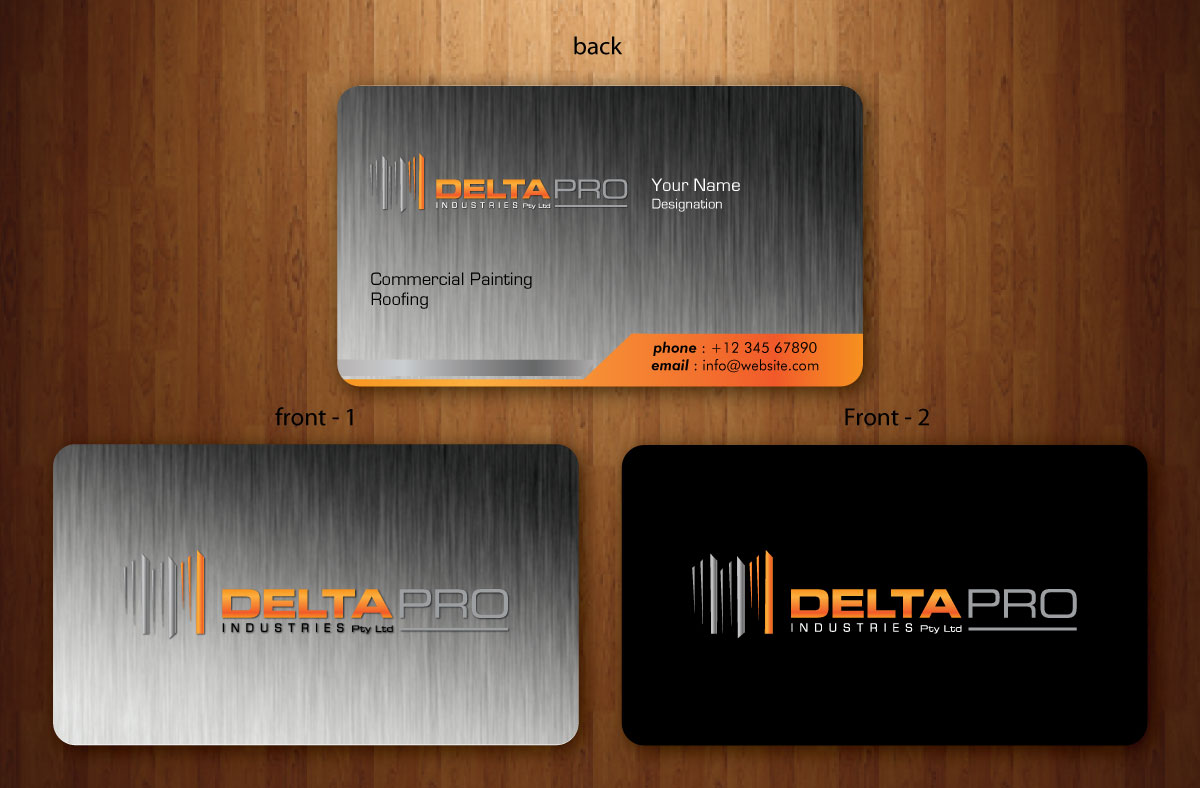 Diseño de Tarjeta de Presentación por Sbss para Delta Pro Industries Pty Ltd | Diseño #1723894