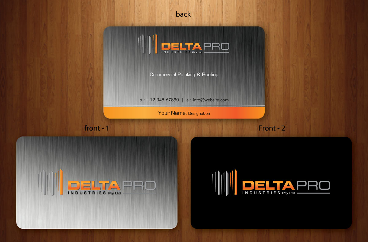 Diseño de Tarjeta de Presentación por Sbss para Delta Pro Industries Pty Ltd | Diseño #1723942