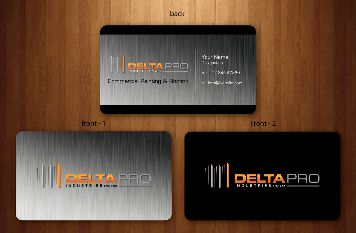 Visitenkarten-Design von Sbss für Delta Pro Industries Pty Ltd | Design #1723961