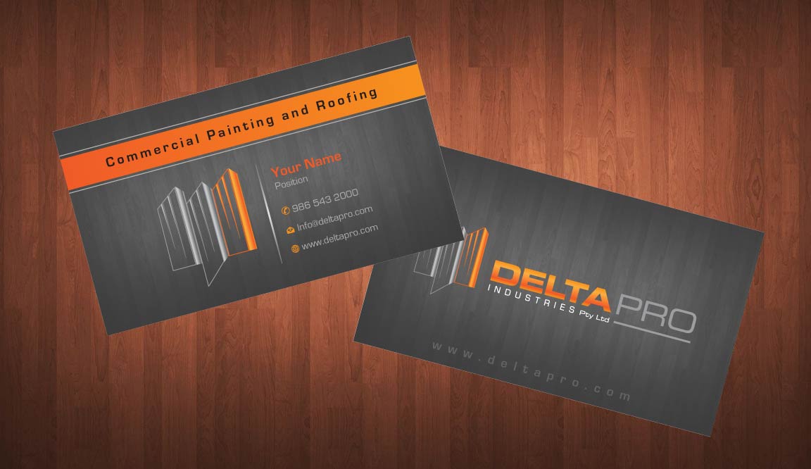 Visitenkarten-Design von Sbss für Delta Pro Industries Pty Ltd | Design #1723978