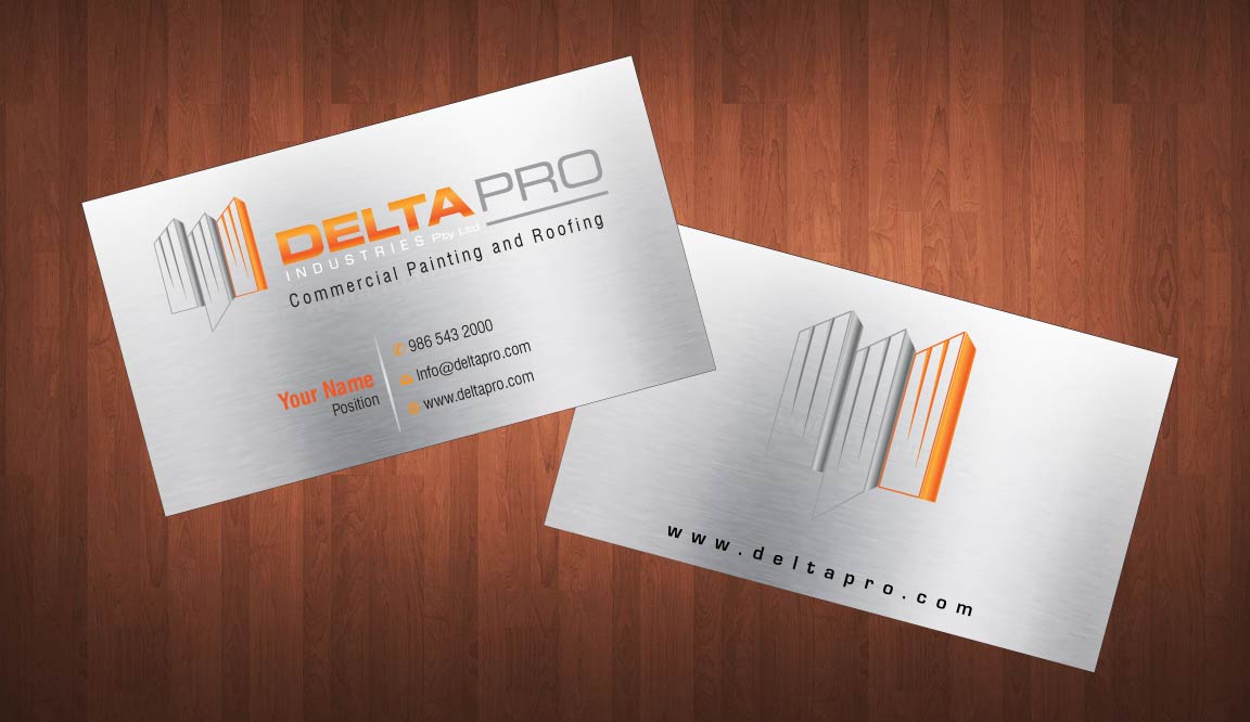 Visitenkarten-Design von Sbss für Delta Pro Industries Pty Ltd | Design #1723989