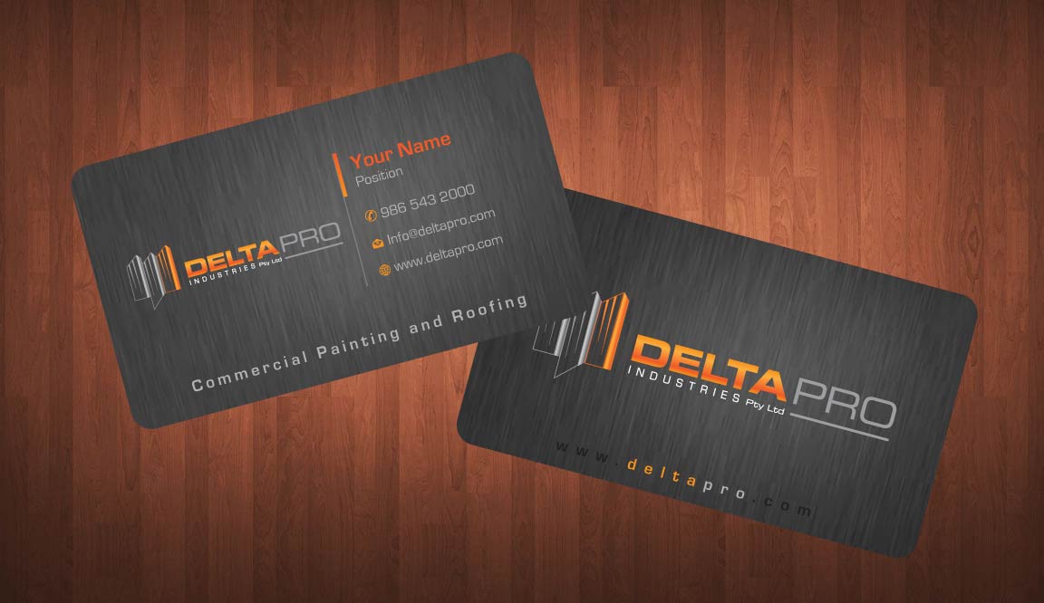 Visitenkarten-Design von Sbss für Delta Pro Industries Pty Ltd | Design #1724001