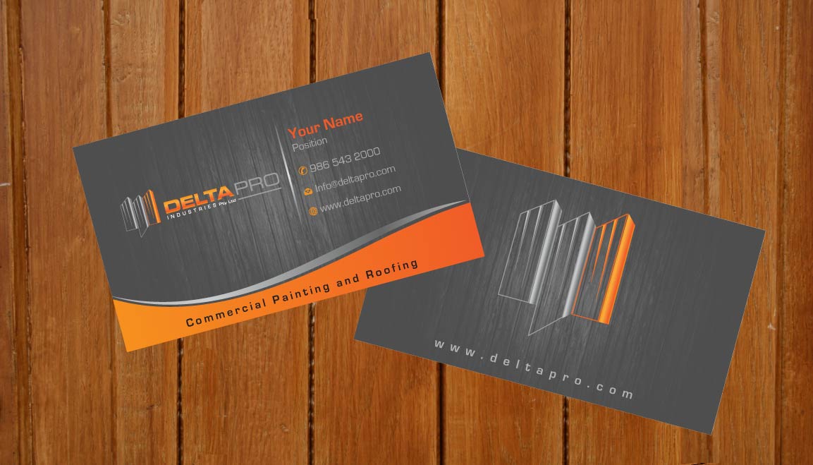 Visitenkarten-Design von Sbss für Delta Pro Industries Pty Ltd | Design #1724003