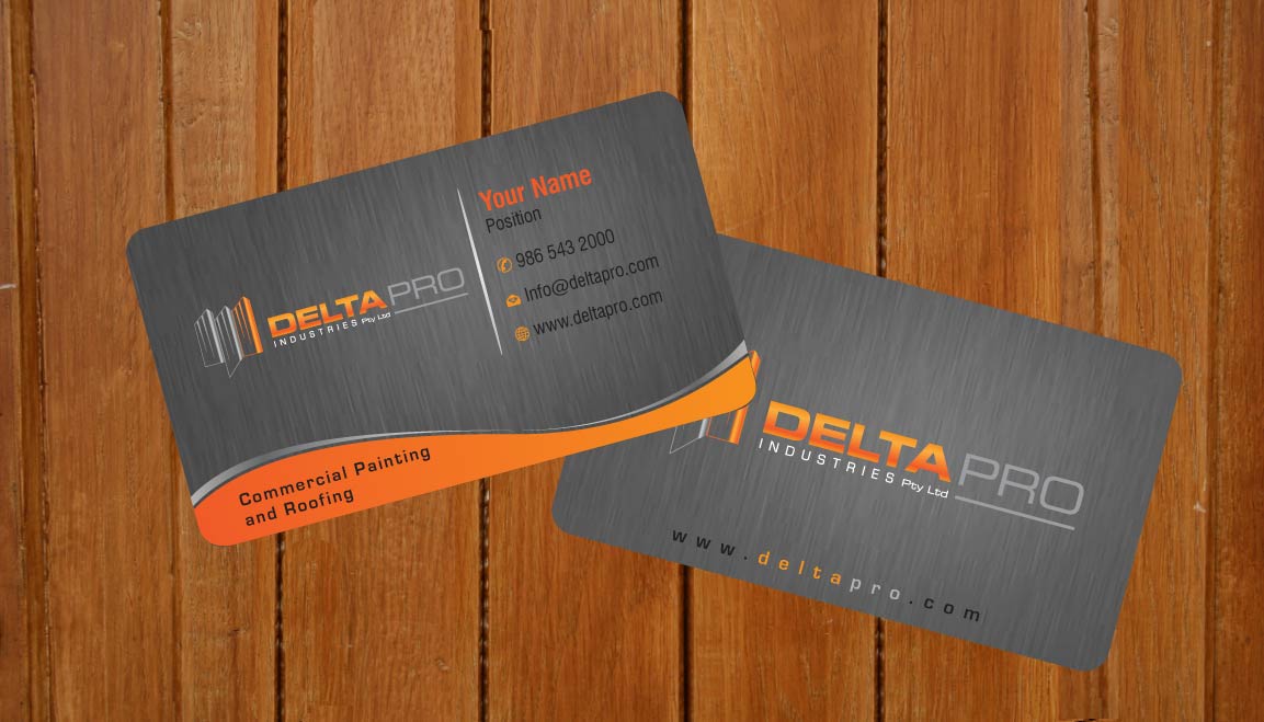 Visitenkarten-Design von Sbss für Delta Pro Industries Pty Ltd | Design #1724008