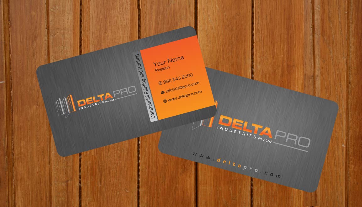 Business Card Design by Sbss for Delta Pro Industries Pty Ltd | Design #1724012