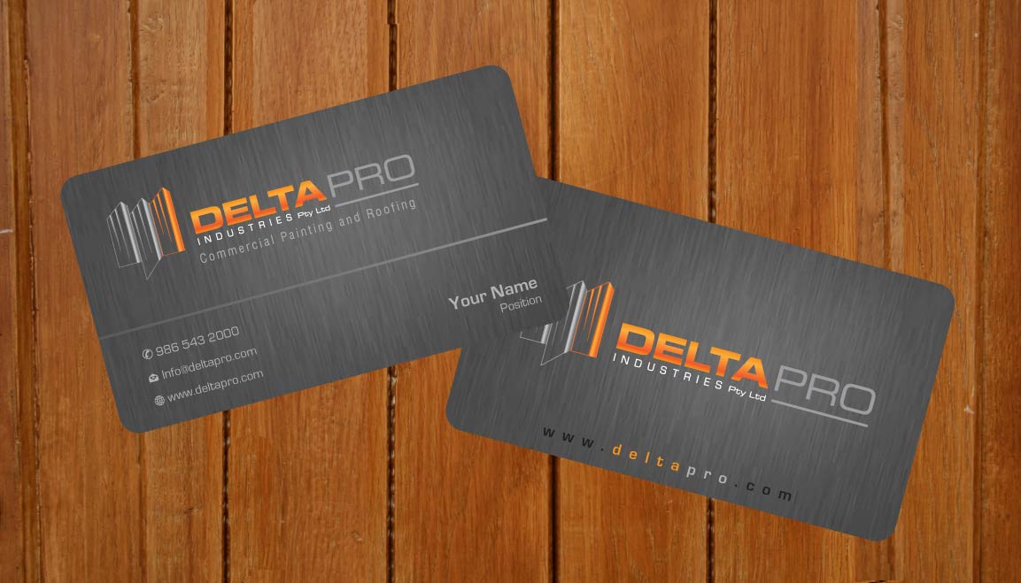 Business Card Design by Sbss for Delta Pro Industries Pty Ltd | Design #1724015