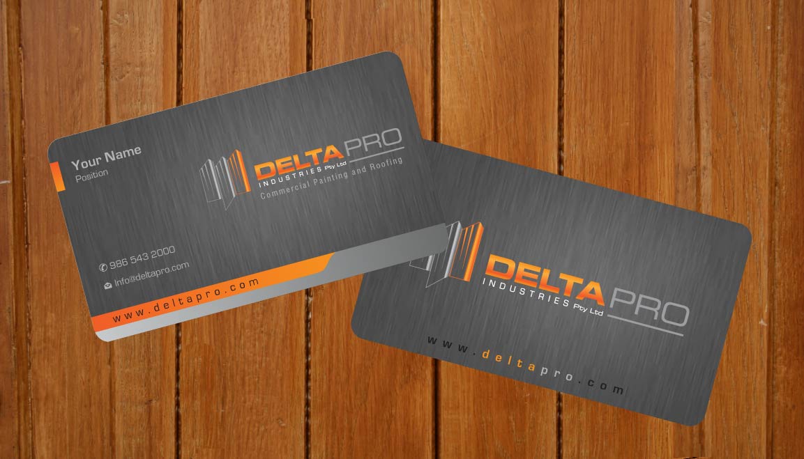 Visitenkarten-Design von Sbss für Delta Pro Industries Pty Ltd | Design #1724018