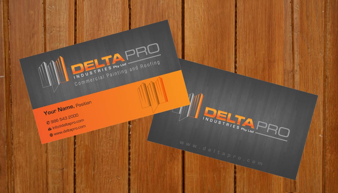 Visitenkarten-Design von Sbss für Delta Pro Industries Pty Ltd | Design #1724020
