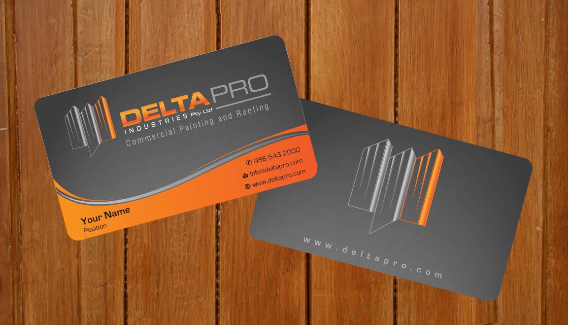 Business Card Design by Sbss for Delta Pro Industries Pty Ltd | Design #1724021