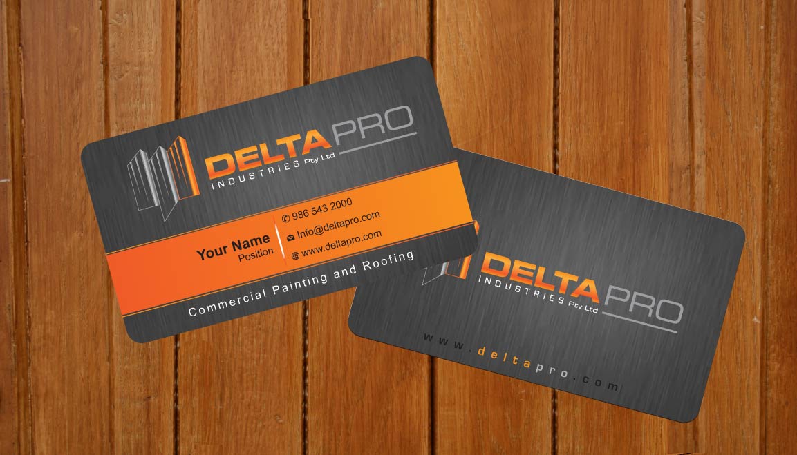 Business Card Design by Sbss for Delta Pro Industries Pty Ltd | Design #1724040