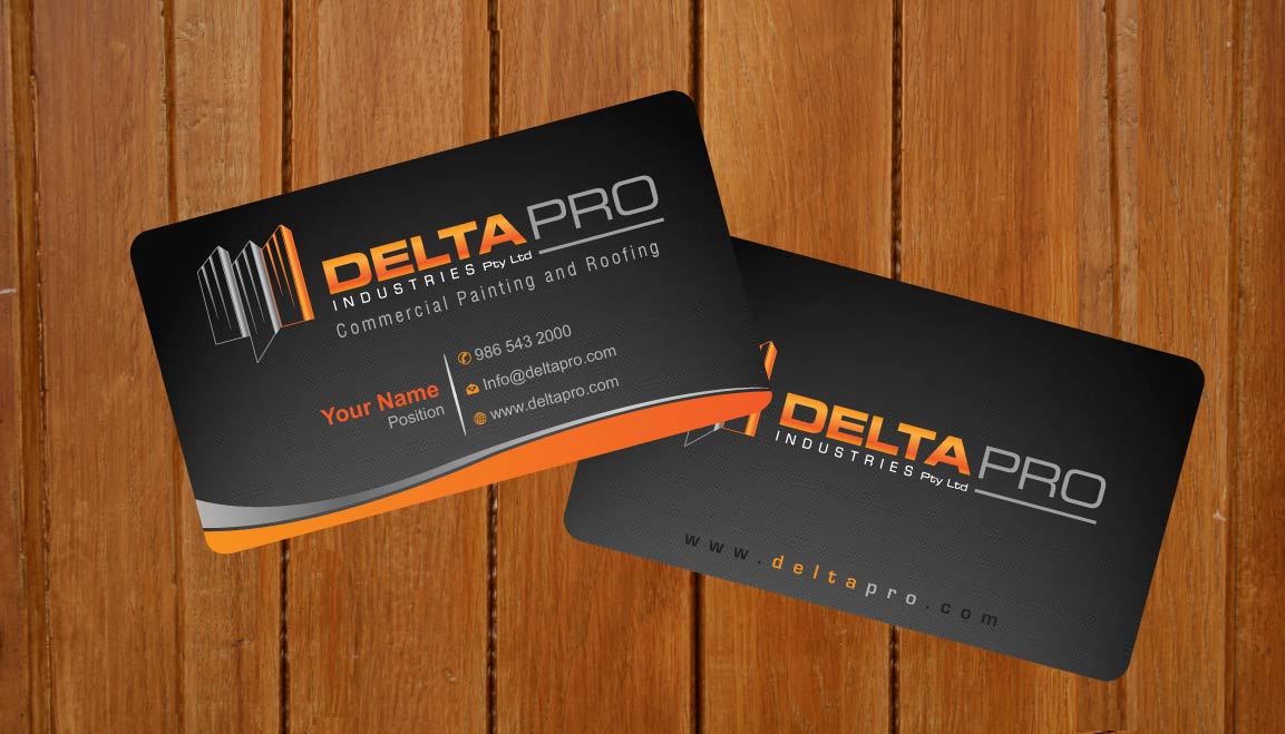 Business Card Design by Sbss for Delta Pro Industries Pty Ltd | Design #1724043