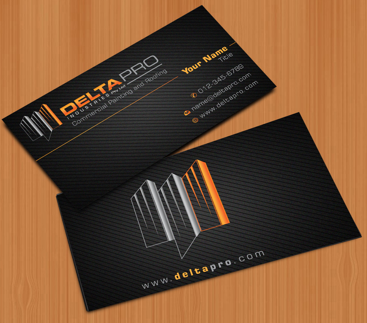 Business Card Design by Sbss for Delta Pro Industries Pty Ltd | Design #1724057